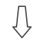 pointing down arrow